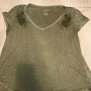 American Eagle Embroidered Top
